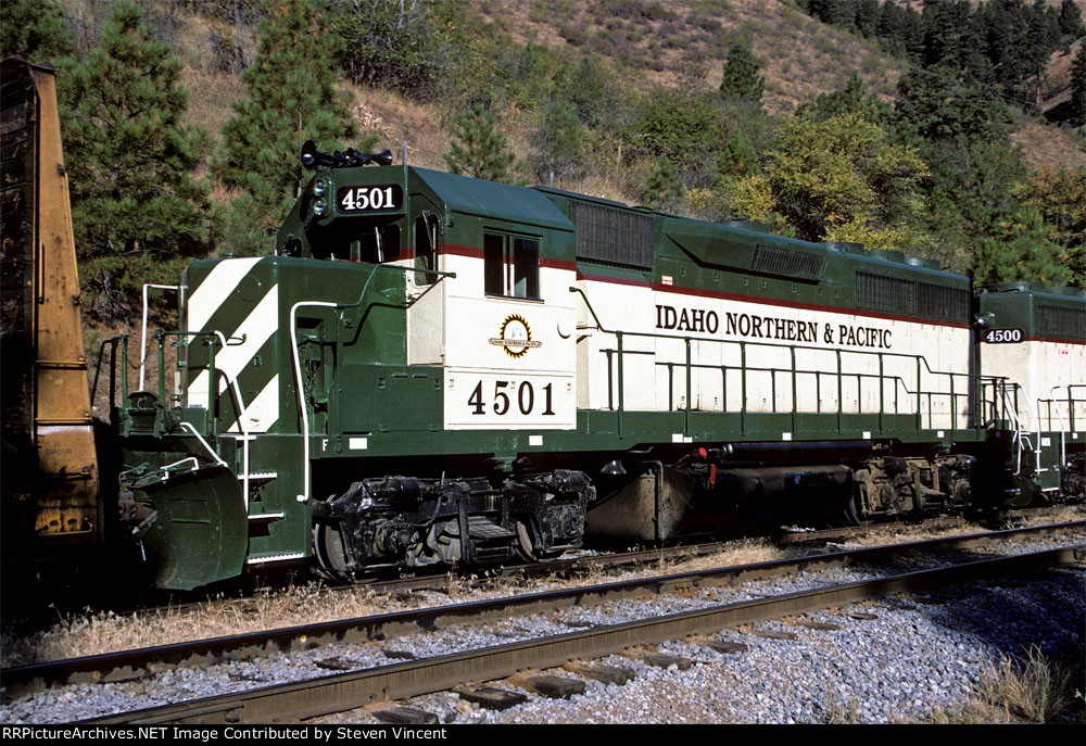 Ex CSXT GP40 Idaho Northern & Pacific #4501